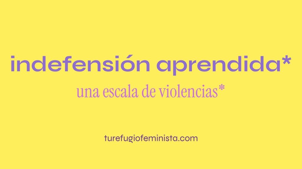indefensión aprendida