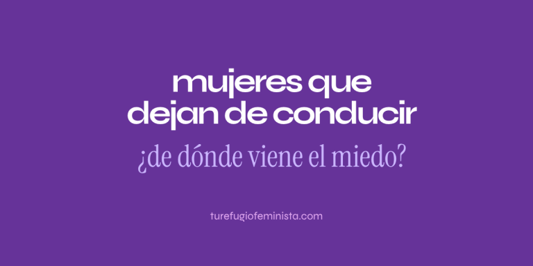 miedo a conducir en mujeres